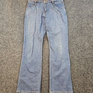 Levi's 550 Relaxed Bootcut Jeans 34x32 Womens 12/14 Blue Denim Classic Faded